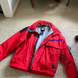 Vintage red ski jacket heavy duty